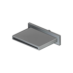 Hotbath Archie Cascade -waterval uitloop - wand - RVS SW230371