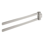 GROHE Selection Handdoekhouder - 40cm - dubbel - draaibaar - supersteel SW444234