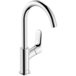 Hansgrohe Logiss wastafelkraan 210 met hoge 120° draaibare uitloop chroom 0605656