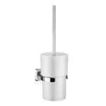 Smedbo Ice Toiletborstelhouder - open - wandmodel - chroom/porselein SW74379