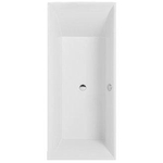 Villeroy en Boch Squaro bad quaryl rechthoekig 168.4x74.4x50cm Slim Line met poten wit 0940465