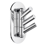 Smedbo Beslagsboden Handdoekhouder - 4.5x9cm - zelfklevend - RVS Gepolijst Edelstaal SW421799