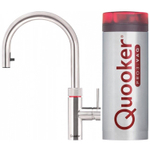 Quooker NL Flex keukenkraan koud, en kokend water inclusief uittrekbare uitloop met PRO3 reservoir RVS SW75951