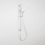 Fortifura Calvi Glijstangset - geïntegreerde wandaansluitbocht - doucheslang glad- handdouche rond - chroom SW1210168