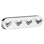 Smedbo Home Handdoekhaak - 18x4cm - 4 haken - chroom SW12159