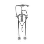 Best Design Class badkraan vrijstaand nostalgisch 100.5cm met handdouche chroom SW10096