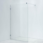 Saniclass Bellini inloopdouche met scharnierbevestiging 120x200cm 8mm veiligheidsglas anti kalk chroom SW208810