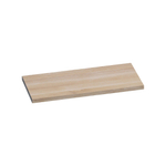 Saniclass Massief eiken wastafelblad 100x46x4cm zonder kraangat Hout White oak SW371804