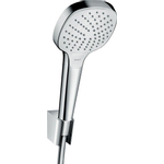 Hansgrohe Croma Select E PorterS badset met Croma Select E Vario handdouche met wandhouder met Isiflex`B doucheslang 125cm wit/chroom 0605481