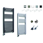 Sanicare Elektrische Design Radiator - 111.8 x 60 cm - 730 Watt - thermostaat chroom linksonder - wit SW890900