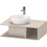 Duravit D-Neo wastafelonderkast 80x26x55cm Taupe Mat SW641576