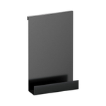 Brauer doucherek - 25x40cm - Gunmetal geborsteld SW1102525