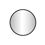 Best Design Goslar Nero ronde spiegel Ø 80 cm SW280007