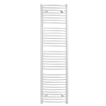 Henrad Aphrodite handdoekradiator 176.5x58.5cm 934watt 4 aansluitingen Staal Wit Glans 8222167