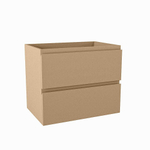 Mondiaz HAY wastafelonderkast - 60x40x50cm - 2 lades - uitsparing midden - softclose - Oro SW1015803