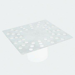 Dyka Rooster R15 15x15cm RVS OUTLETSTORE STORE34204