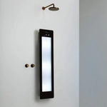 Sunshower Round Medium Plus infrarood + UV licht opbouw incl. Wandbeugel 140x33x12cm inclusief 5 jaar garantie Black SW773845