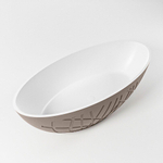 MONDIAZ HOLM Vrijstaand bad - 180x85cm - Smoke/talc SW491447