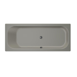 Xenz Aruba ligbad - 190x80cm - met overloop - zonder afvoer - Acryl Cement Mat SW103140