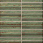 La Platera Cerámica Raku Keramische wandtegel - 35x35cm - 9.2mm - kitkat - Groen SW1245087