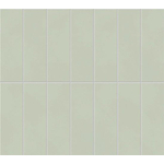 Atlas Concorde Boost Color Mozaiektegel - 33x37cm - 8.5mm - gerectificeerd - Witte scherf - Mint (Groen) SW1174916