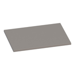 BRAUER Ocean Slim topblad - 60x46x2cm - mat taupe SW445592