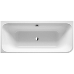 Duravit Happy d.2 bad rechthoek 180x80cm hoek links met paneel wit SW68384