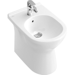 Villeroy en Boch O.novo staand bidet met overloop 1 kraangat wit 0124160