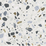 STN Ceramica wand- en vloertegel - 59.5x59.5cm - 9.5mm - gerectificeerd - Terrazzo - Wit SW857380