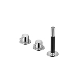 Hotbath Cobber Badrandcombinatie met 2 functies omstel en handdouche Geborsteld koper PVD SW440532