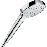 Hansgrohe Croma Select E handdouche 1jet EcoSmart 1/2 xØ11cm met rain regenstraal (9L/min) wit/chroom 0605332