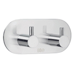 Smedbo Beslagsboden Handdoekhouder - 9.6x4.8x3cm - zelfklevend - RVS Gepolijst Edelstaal SW10997