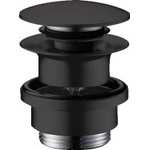 Hansgrohe afvoerplug 1 1/4" klikwaste voor wastafel- en bidetmengkranen zwart mat SW451534