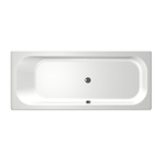 Xenz Aruba ligbad - 190x80cm - met overloop - zonder afvoer - Acryl Wit SW103135