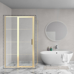 Aqua Vista Triple Front 100x200 cm, Brushed Yellow Titanium SW969972