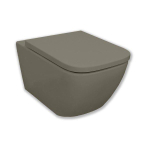 Royal Plaza Brevis Toiletset - 52.5cm - hangend - spoelrandloos - diepspoel - met zitting - softclose - quick release - as SW1122463