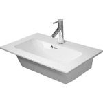 Duravit ME by Starck meubelwastafel compact zonder kraangat met overloop 63x40cm wit SW259173