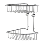Smedbo Home Douchemand - 20.7x29.5cm - dubbel - chroom SW12173