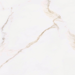 Cifre Ceramica Diamond Gold wand- en vloertegel - 60x60cm - gerectificeerd - Marmerlook - Gold gepolijst (wit) SW1120097