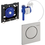 Geberit HyTouch urinoir stuursysteem pneumatisch met bedieningsplaat Mambo RVS 0701933