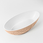 MONDIAZ HOLM Vrijstaand bad - 180x85cm - kleur Rosee / Talc SW1015104