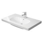 Duravit D code meubelwastafel 85x48cm 1x kraangat met overloop wit GA87574