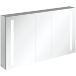 Villeroy & Boch My View spiegelkast met 3 deuren met geïntegreerde LED verlichting verticaal 130x75x17.3cm 1024983