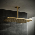 Hotbath Gal Hoofddouche Rechthoek 27 x 40 cm Geborsteld messing PVD SW656188