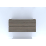 HR badmeubelen Infinity Wastafelonderkast - 120x44.8x55cm - 3D-front - 2 lades - zonder sifonuitsparing - greeploos - charleston SW749189