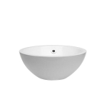 Crosswater Castellon Waskom 35x35x14cm Keramiek rond glans wit SW670207