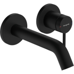 Hansgrohe Tecturis Wastafelkraan Inbouw - mengkraan - rond - eengreeps - 16.5cm uitloop - mat zwart SW918628