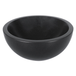Differnz Ruz Waskom 25cm Rond Basalt Steen Zwart SW471247