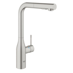 GROHE essence new Keukenkraan - hoog - uittrekbare l uitloop - 2 straalsoorten - supersteel geborsteld 0467942