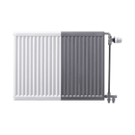 Stelrad Galva paneelradiator 50x80cm type 11 678watt 4 aansluitingen Staal Wit glans SW64887
